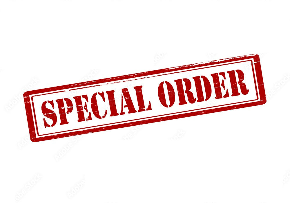 SPECIAL ORDER