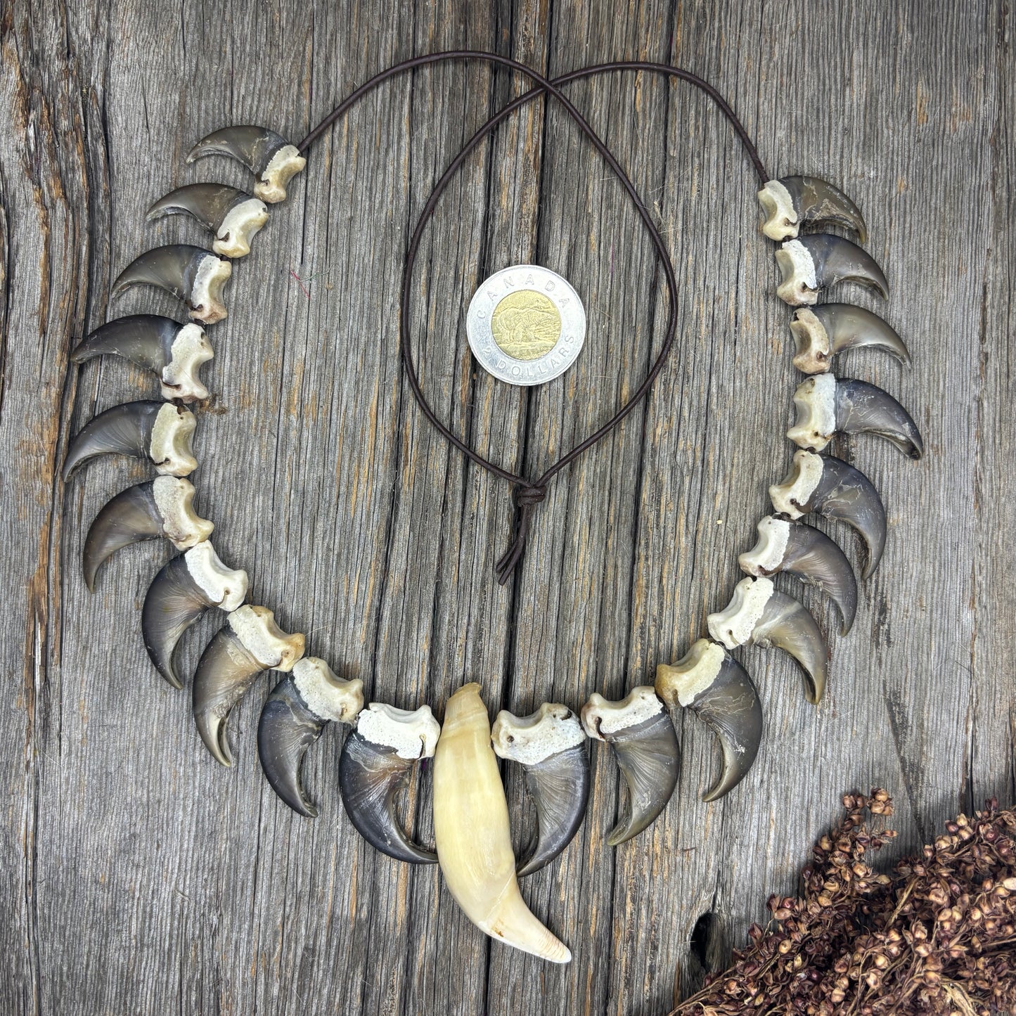 Huge bear necklace