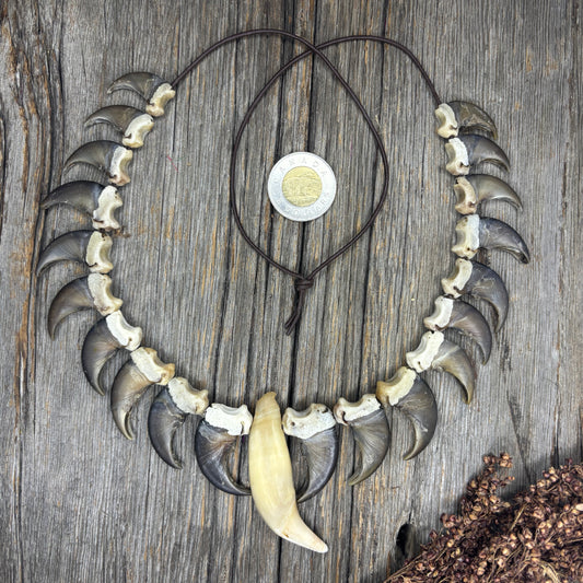 Huge bear necklace