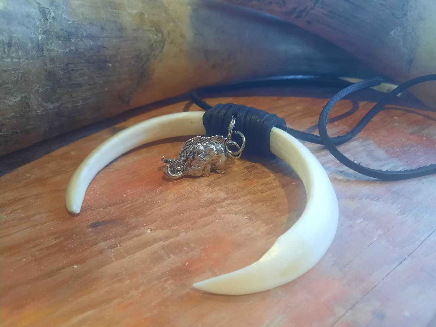Viking Boar Tusk Necklace