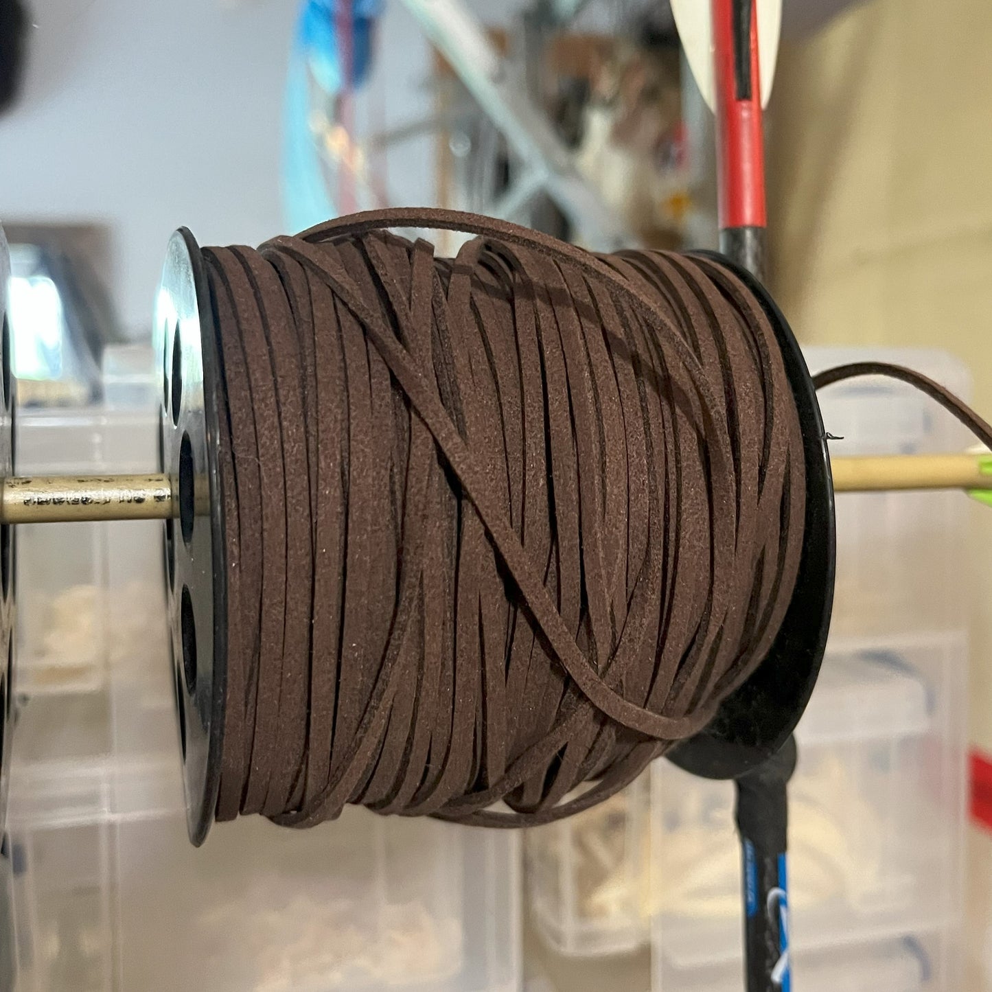 Dark Brown Leather Cord ( Lace )