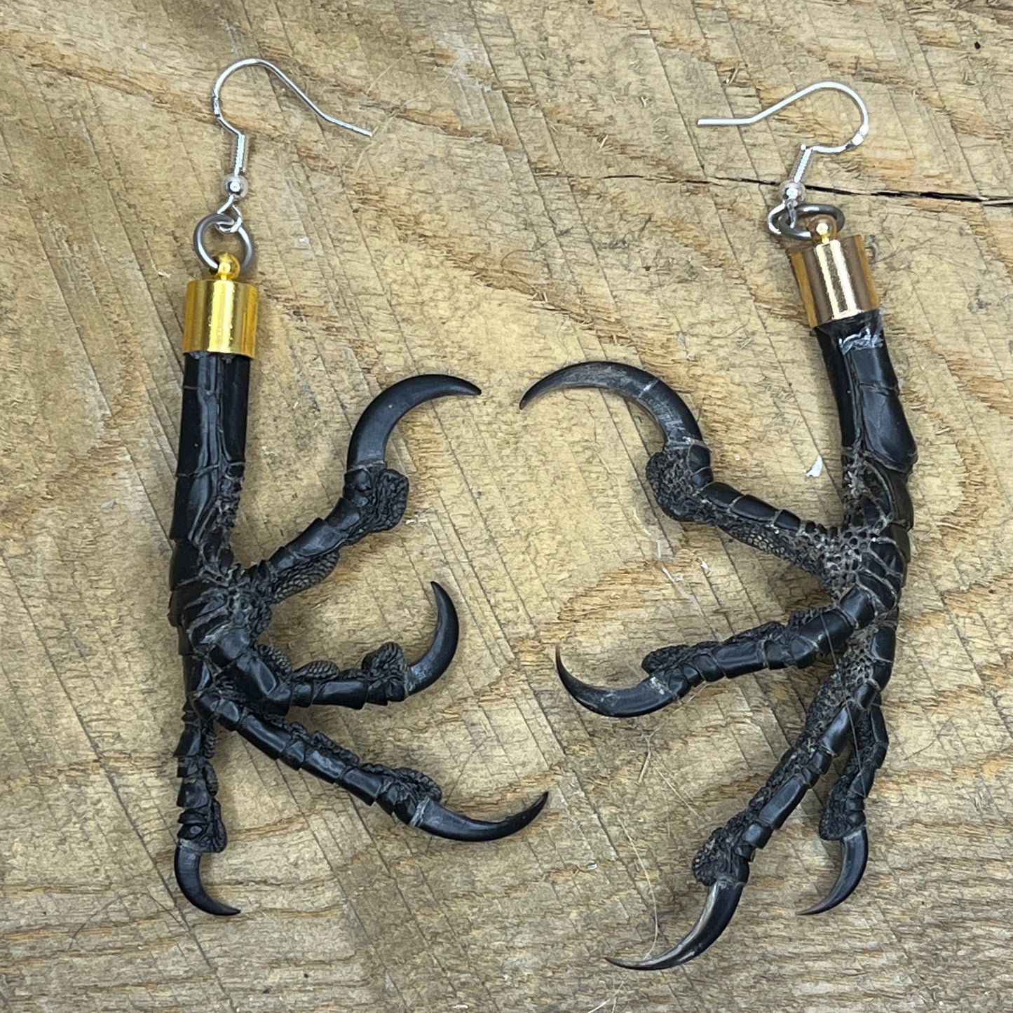 Boucles d'oreilles - Pattes de corneille