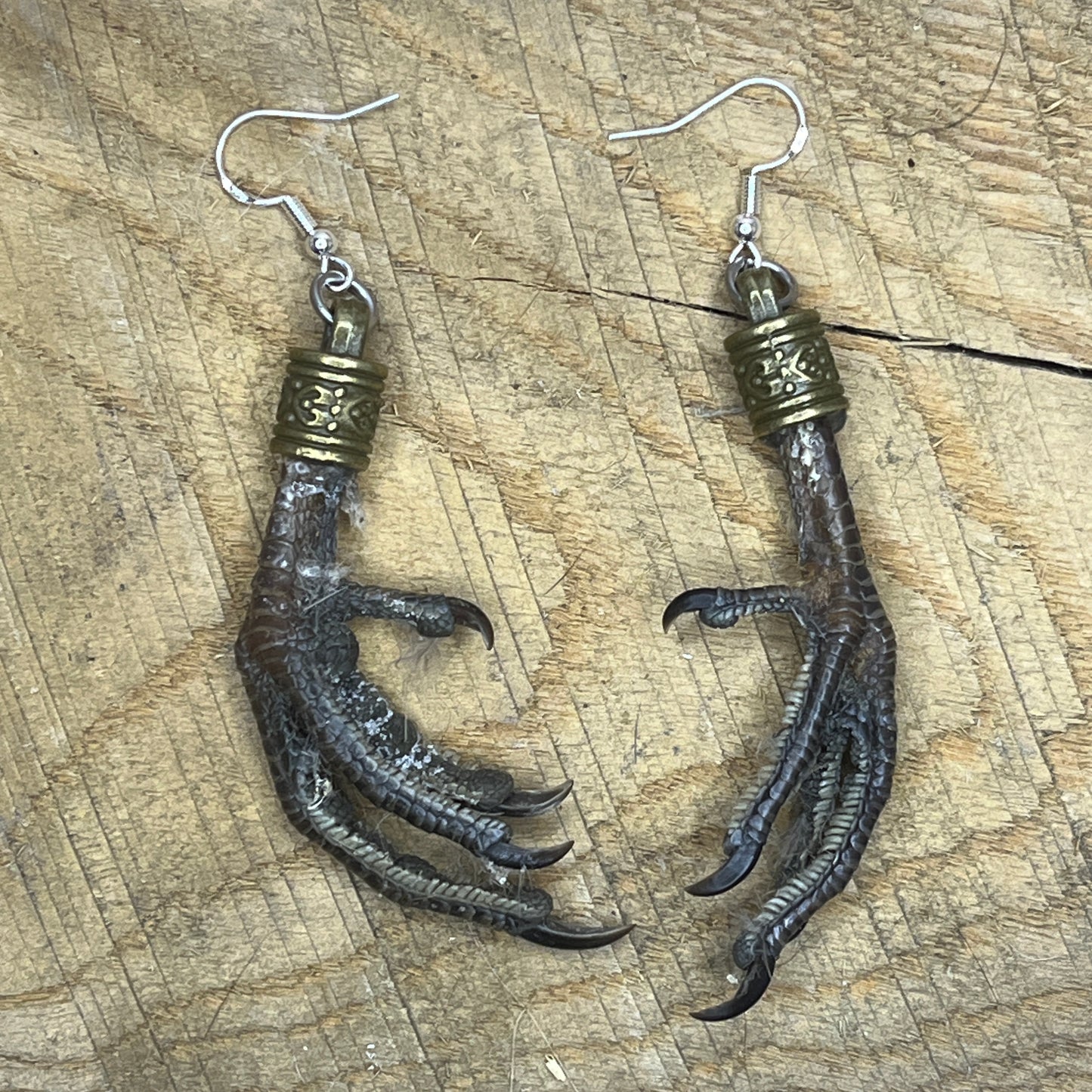 Earrings - Ruffed Grouse feet