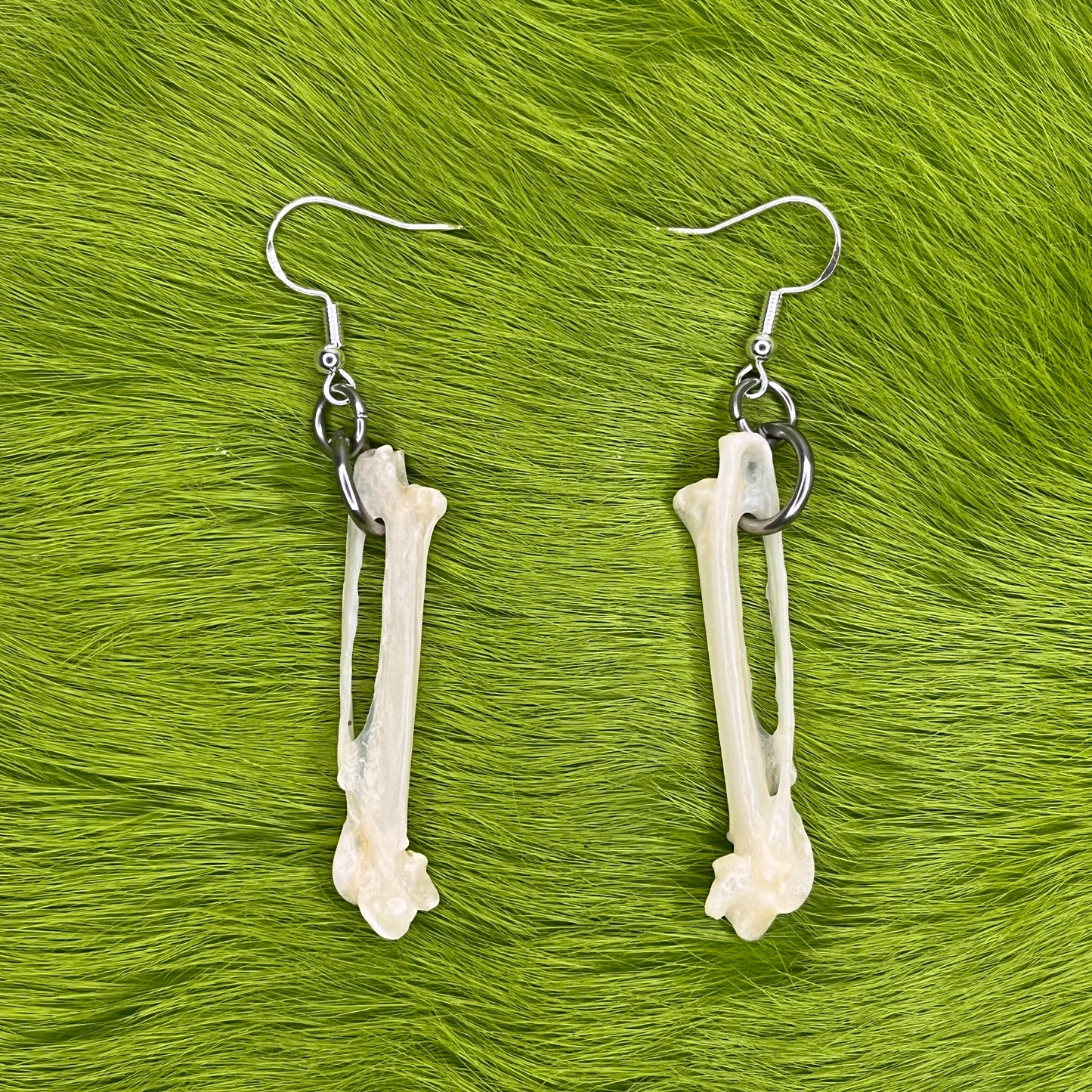 Earrings - Crow bones