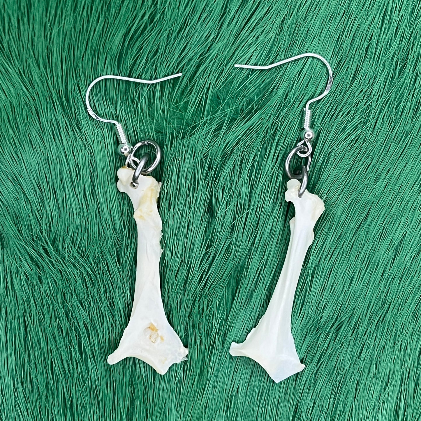 Boucles d'oreilles - Os de corbeau