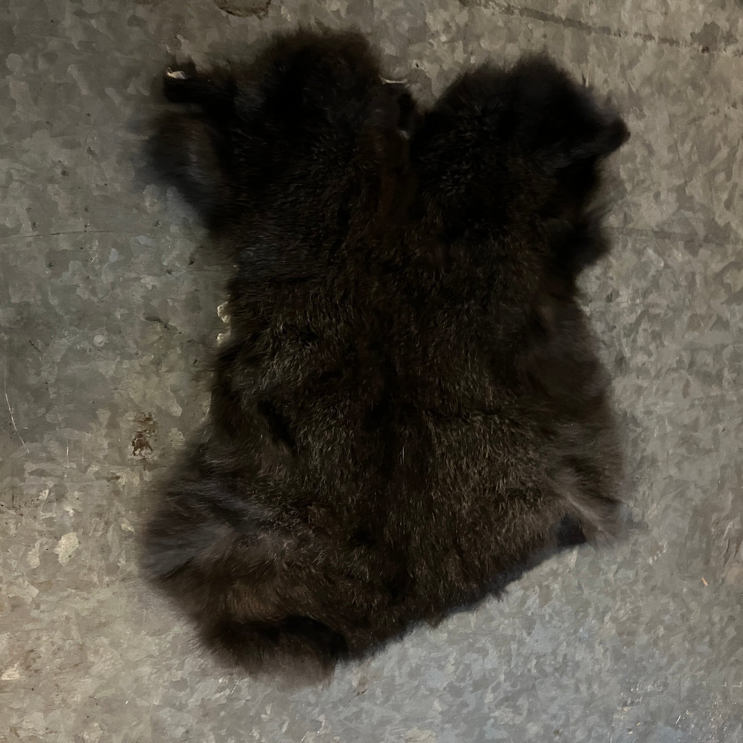 Rabbit Fur - Natural Charcoal