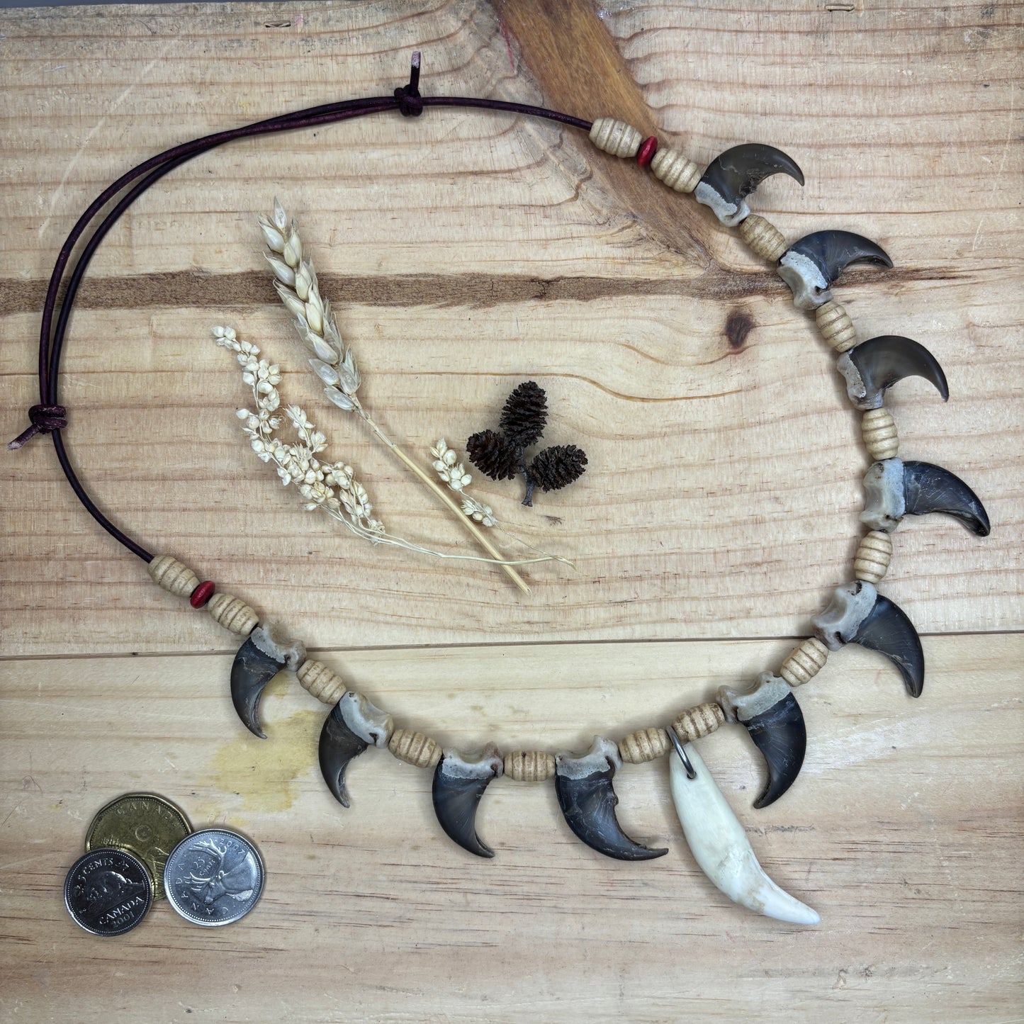 Bear tooth and claws necklaces