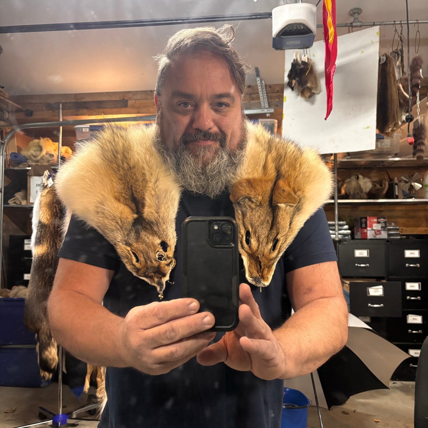 Coyote Fur Cape
