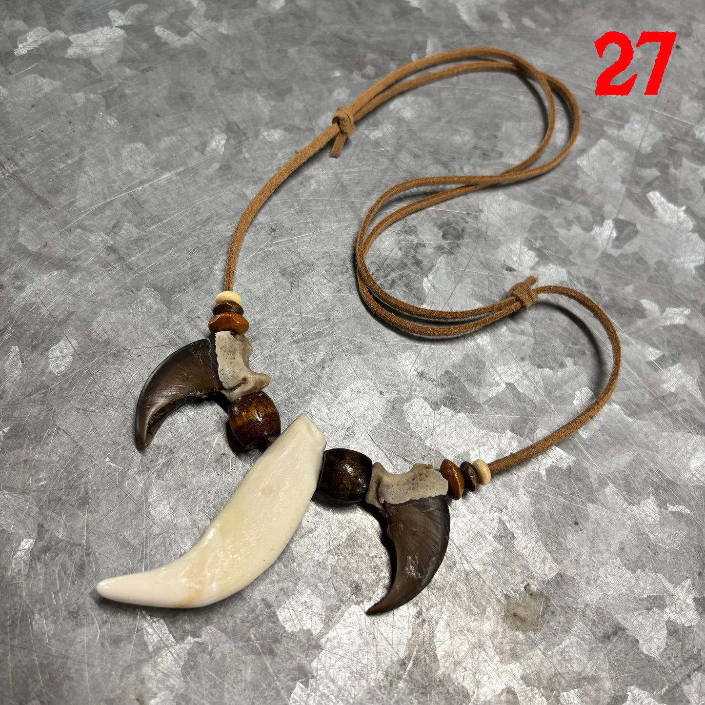 Bear Tooth and Claws Necklace "Chieftain" Collection - Custom