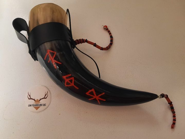 Corne à boire personnalisée