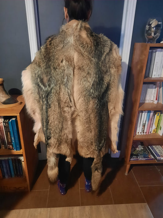 Coyote Fur Cape