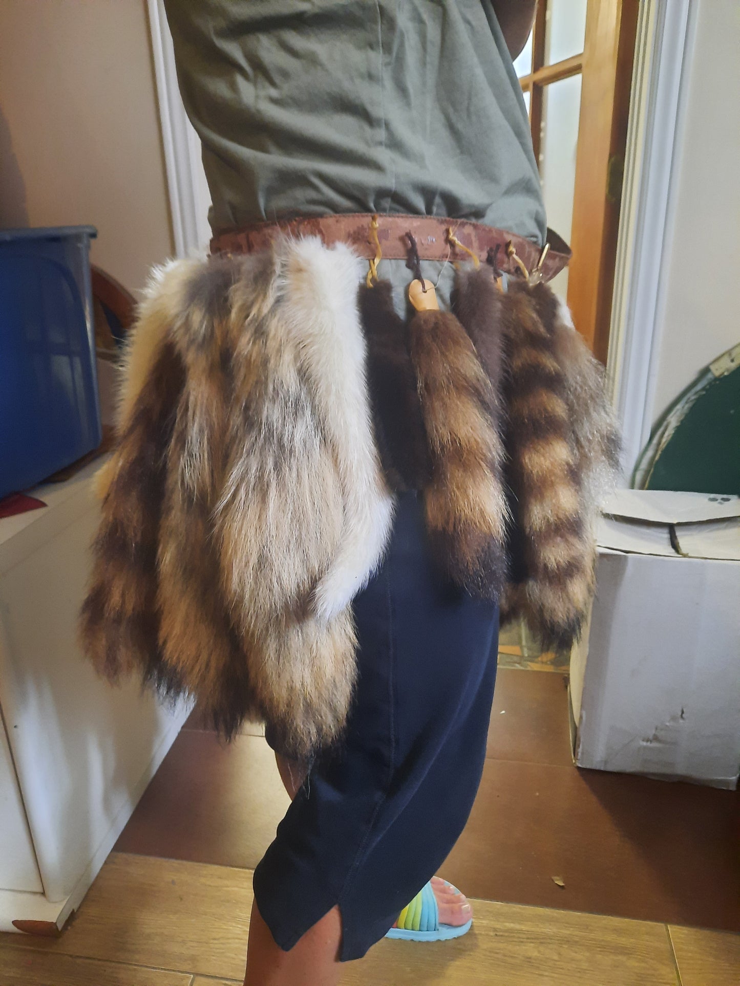 Ceinture queue de renard et coyote - Produit personnalisé