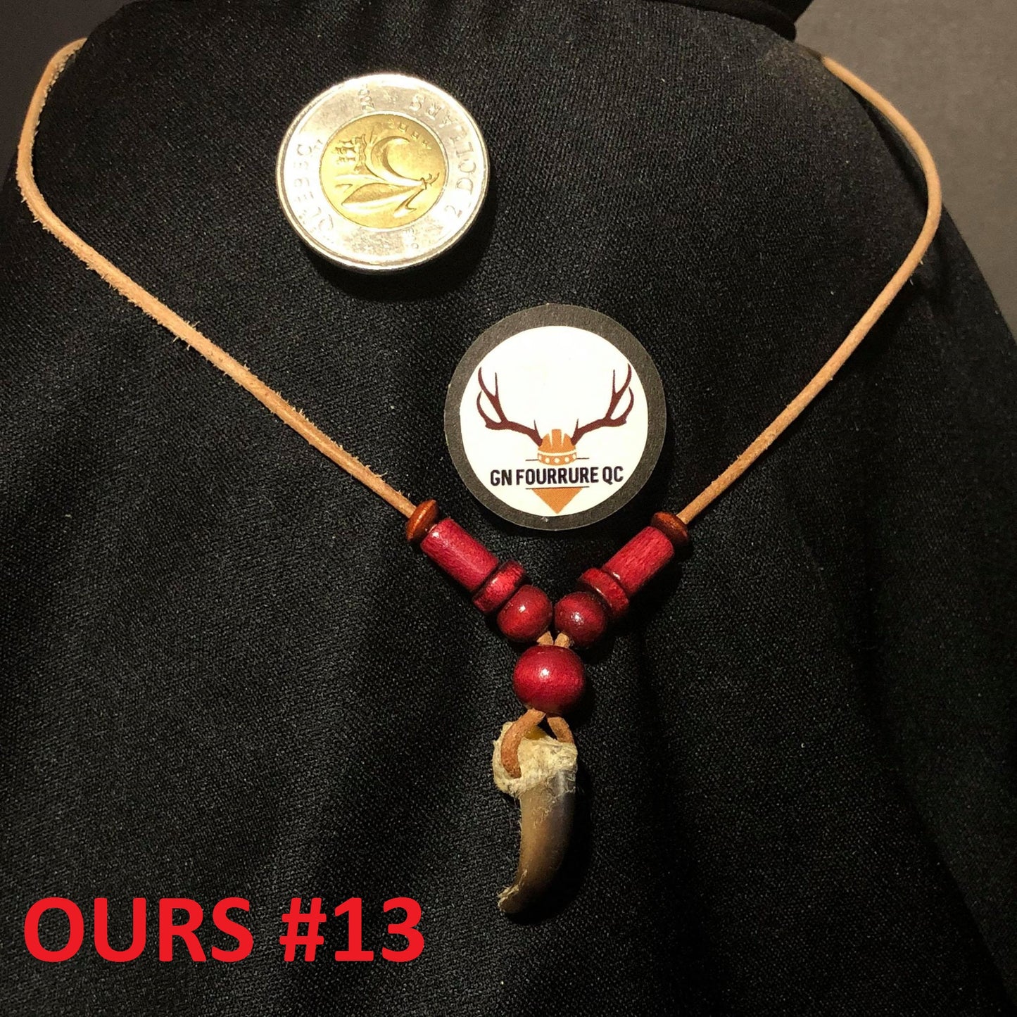 Bear Claw Necklace - Colored Beads