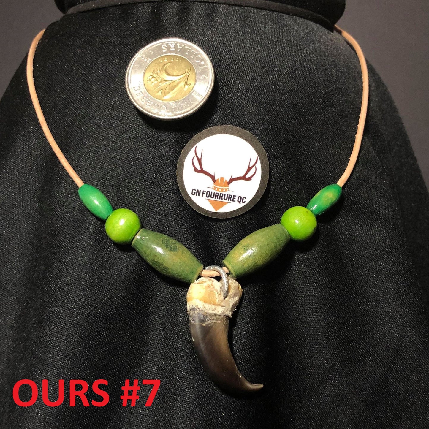 Bear Claw Necklace - Colored Beads