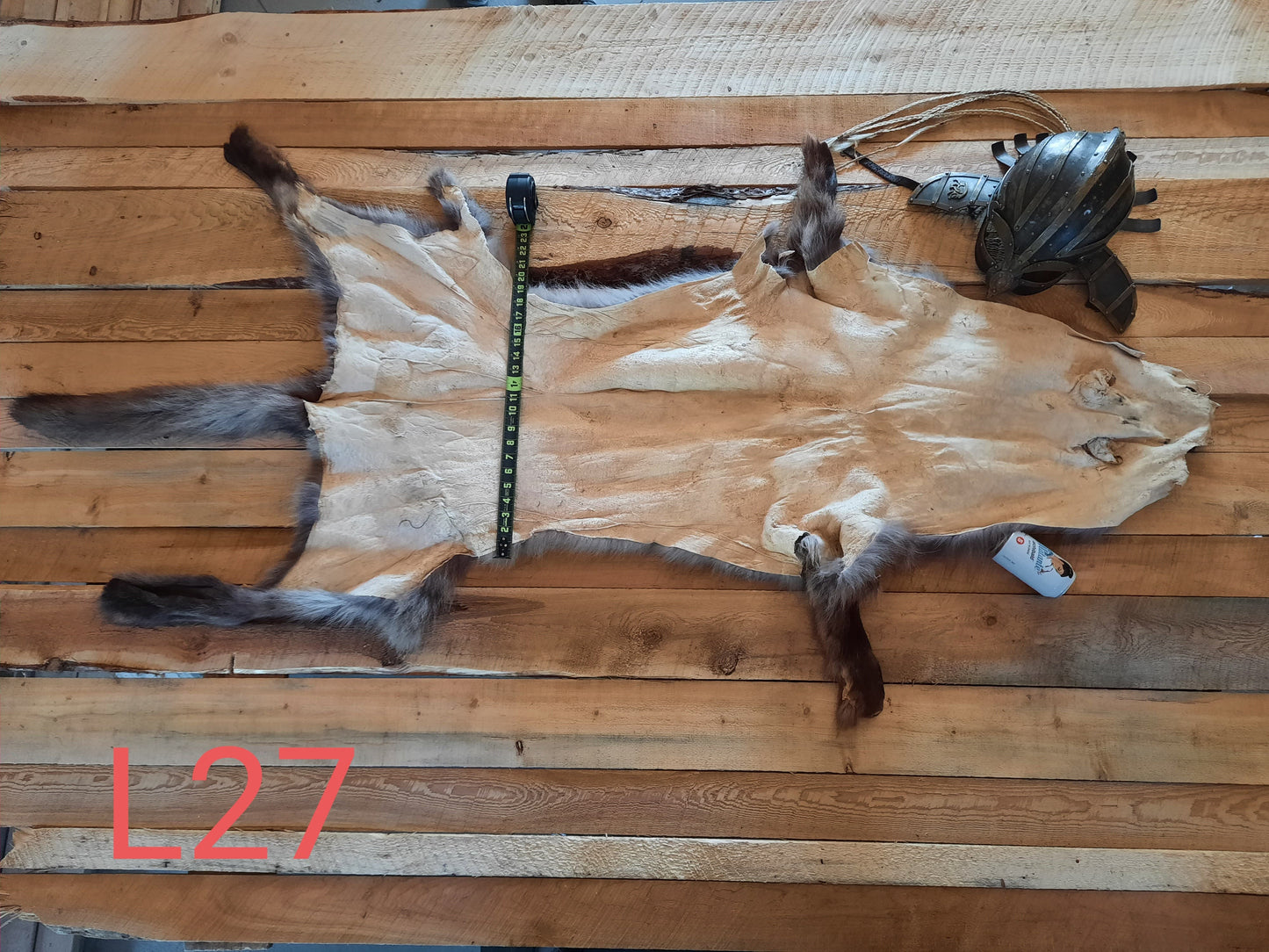 Black Timber Wolf Fur, XXL