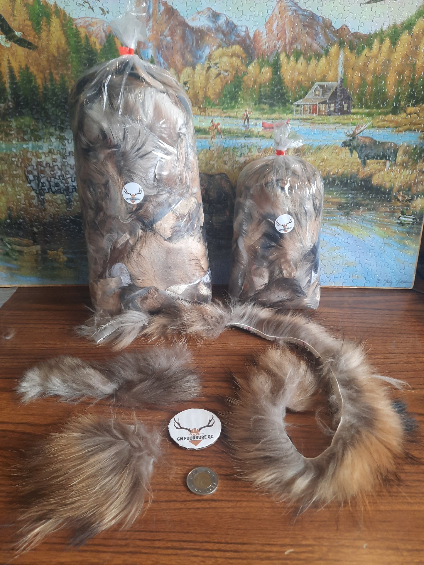 Sacs de garnitures en fourrure