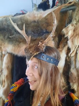 Deer Antler Headdress