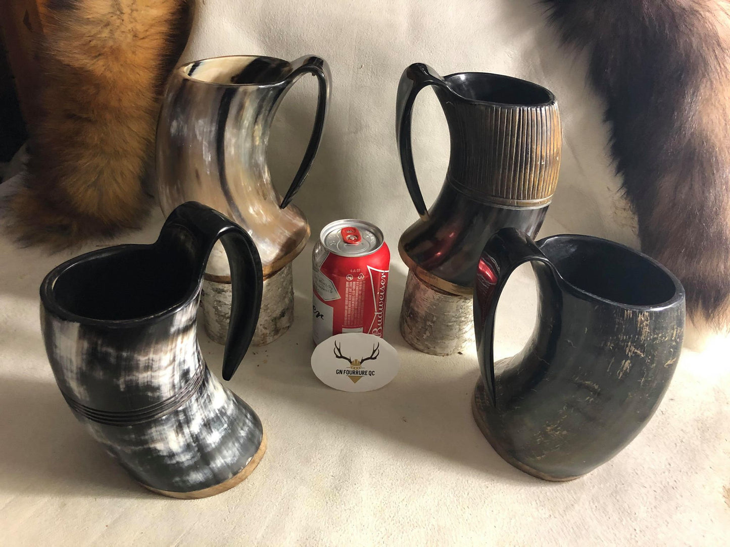 Tasse en corne de viking, 500 ml