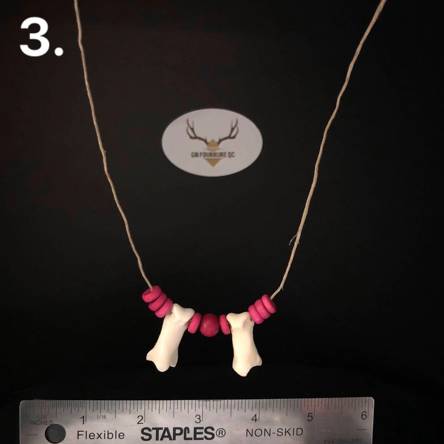 Collier en os d'ours