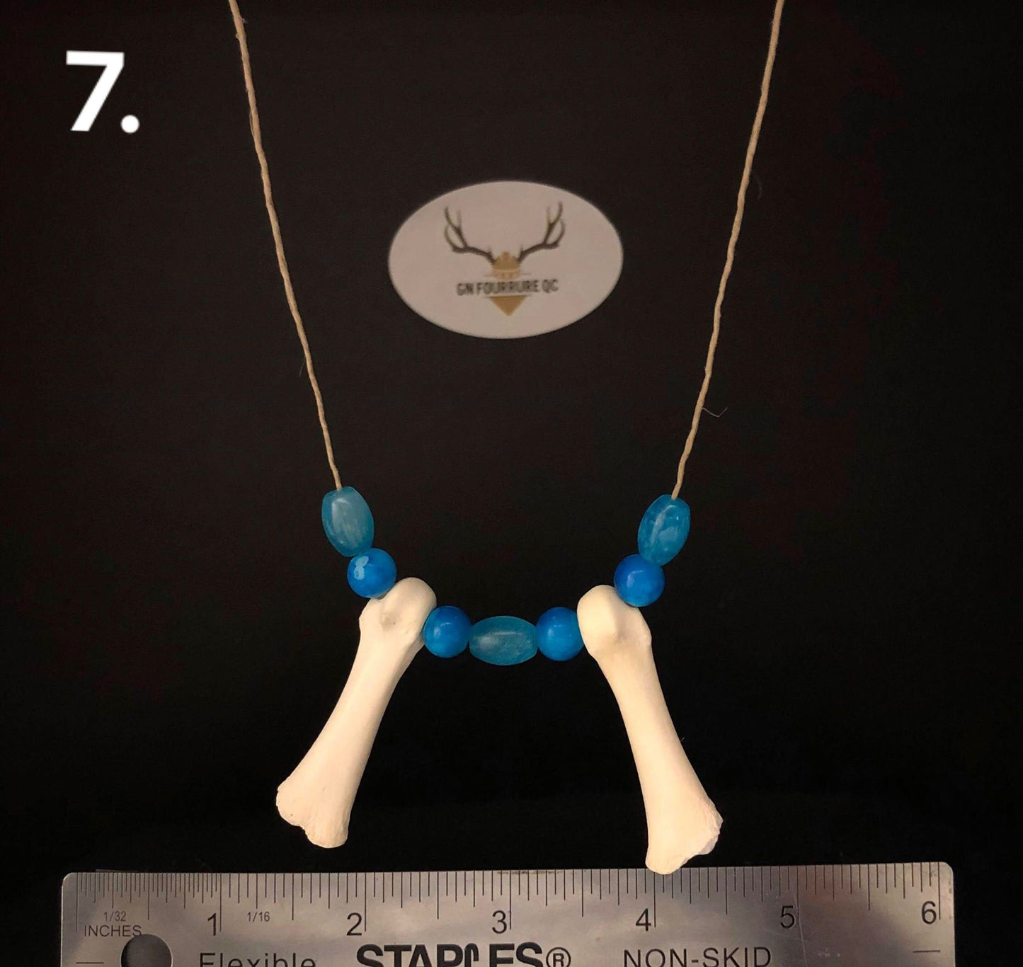 Collier en os d'ours