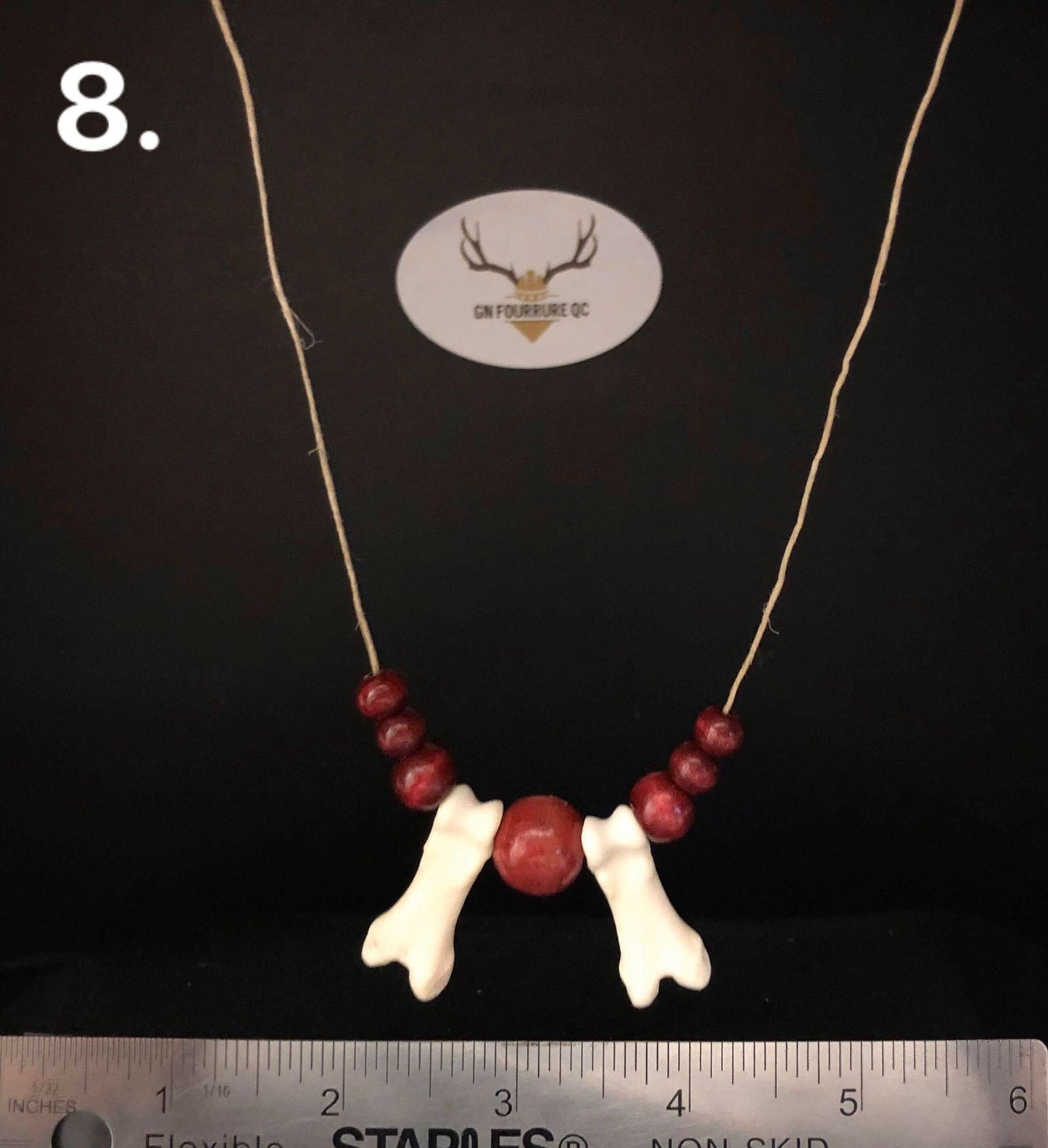 Collier en os d'ours