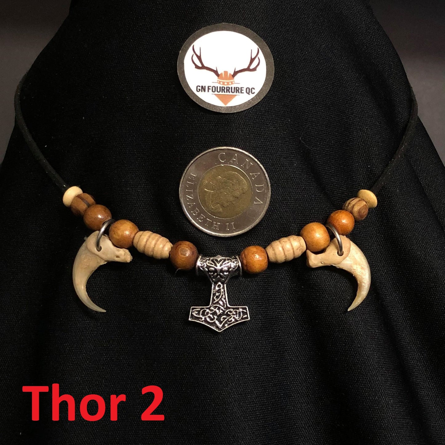 Collier Viking avec marteau de Thor