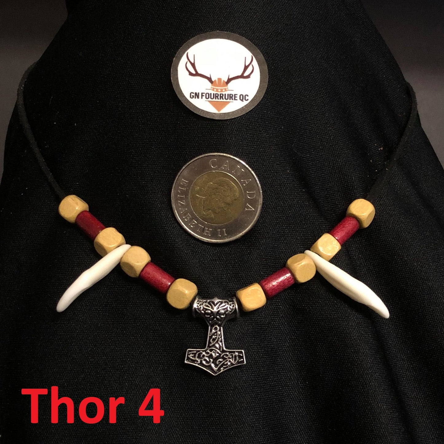 Collier Viking avec marteau de Thor