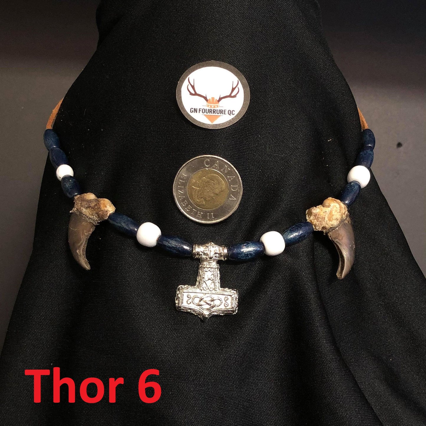 Collier Viking avec marteau de Thor