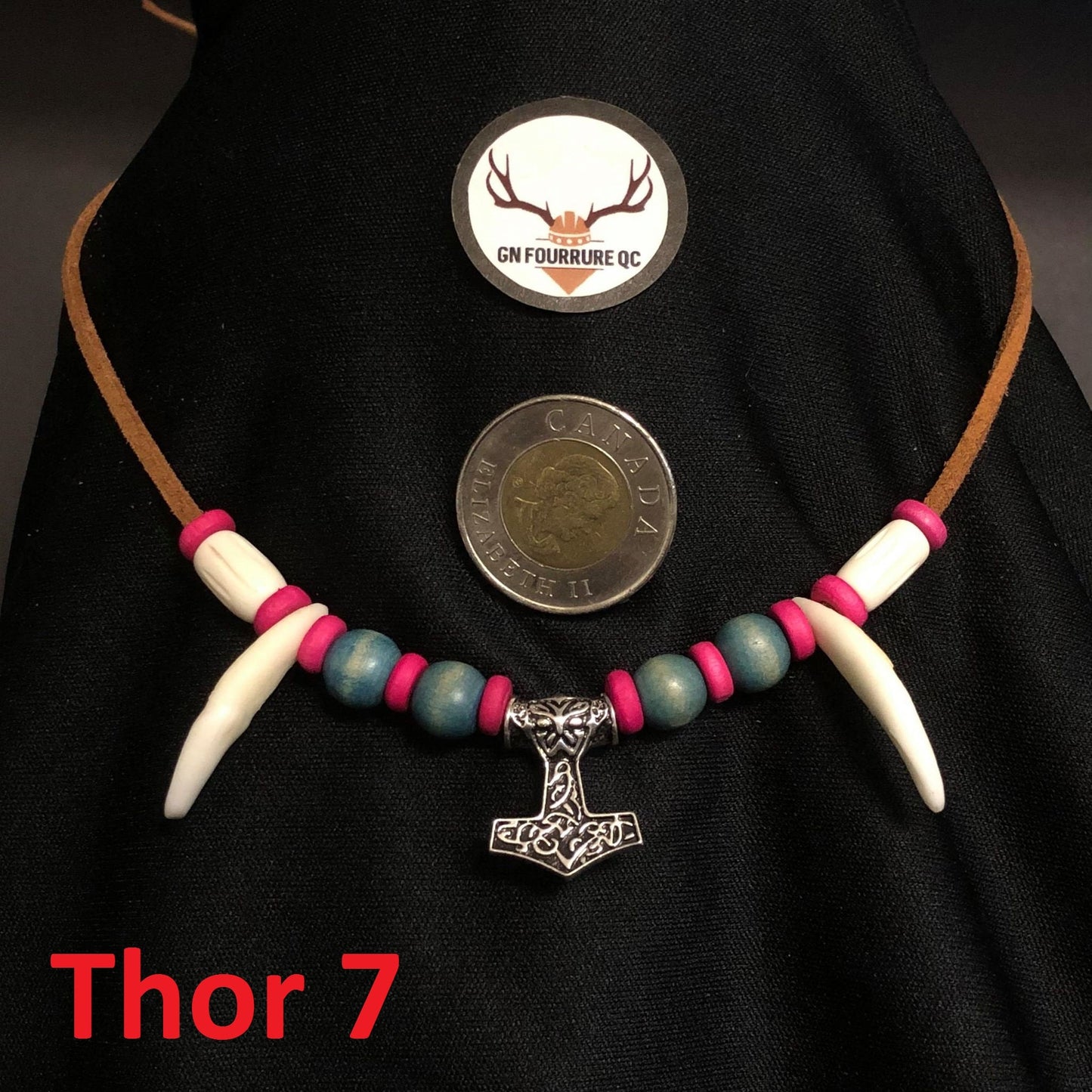 Collier Viking avec marteau de Thor