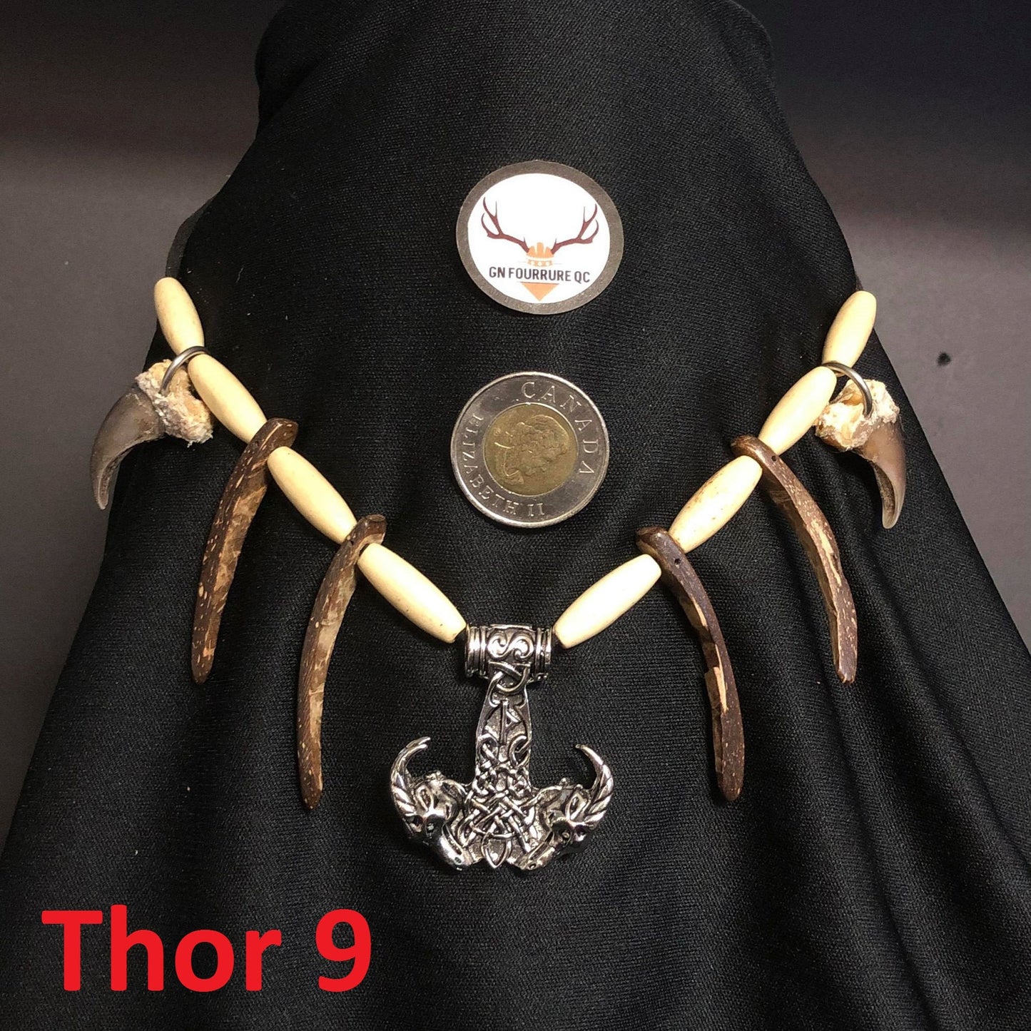 Collier Viking avec marteau de Thor