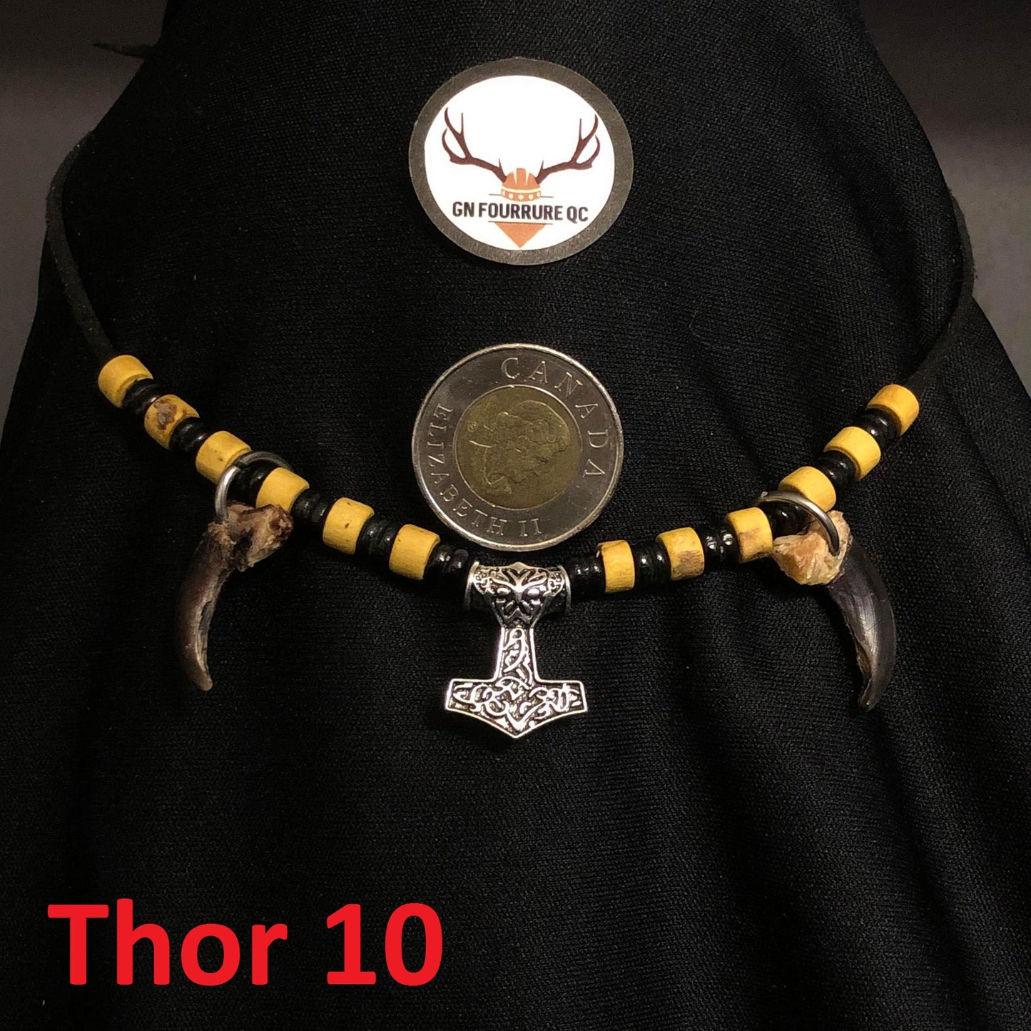 Collier Viking avec marteau de Thor