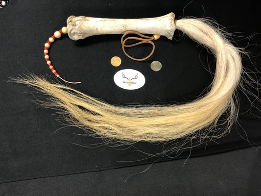 Horse Hair and Bone Whip