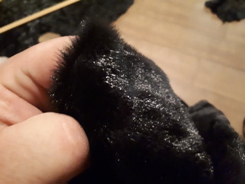 Black Dyed Seal Skins, Small