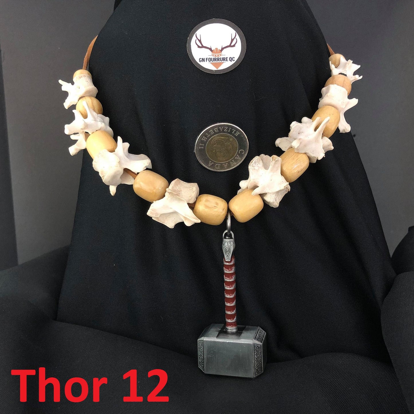 Collier Viking avec marteau de Thor