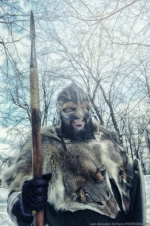 Fox Fur Viking Mantle
