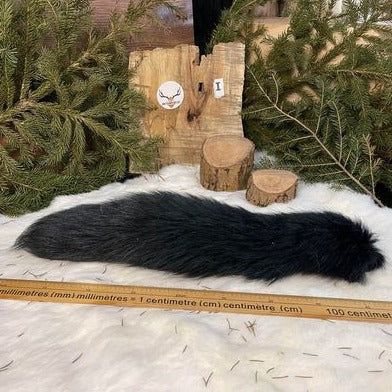 Black Fox Tails - Dyed
