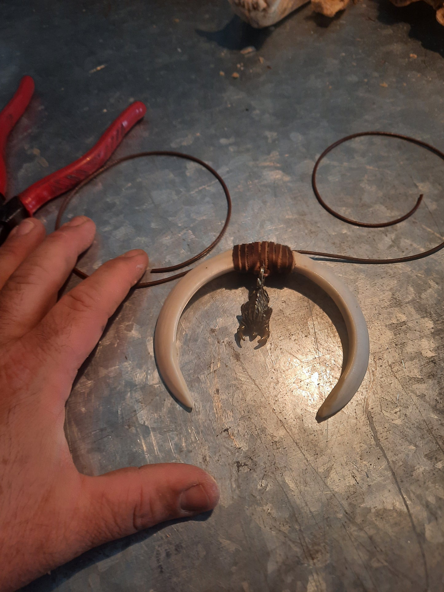 Viking Boar Tusk Necklace