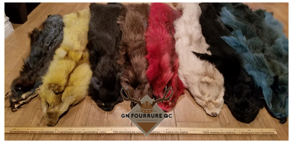 Dyed Silver Fox Pelt - Special order only