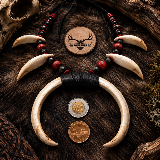 Viking Chief Boar Tusk Necklace