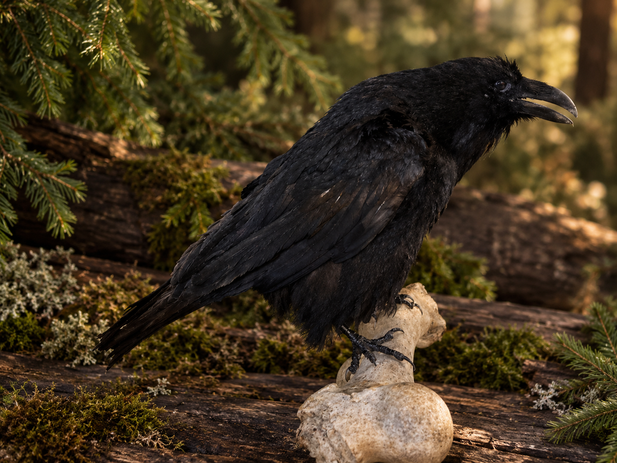 Crow - Taxidermy Mount