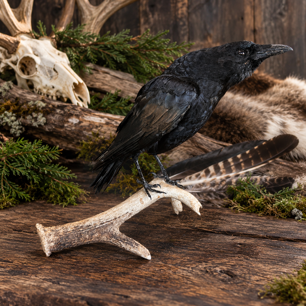 Crow - Taxidermy Mount