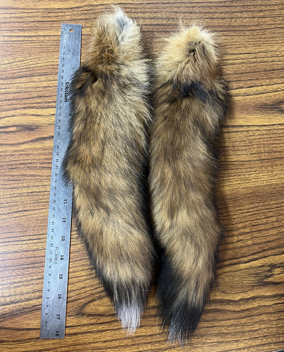 Red Fox Fur Tail