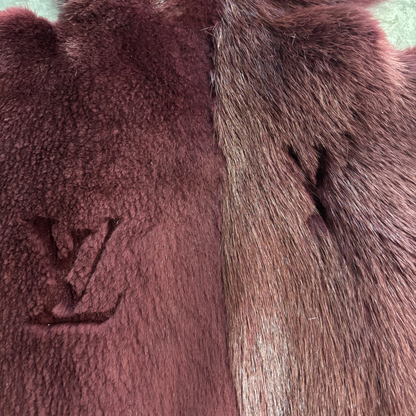 Colored and half-shaven beaver pelts