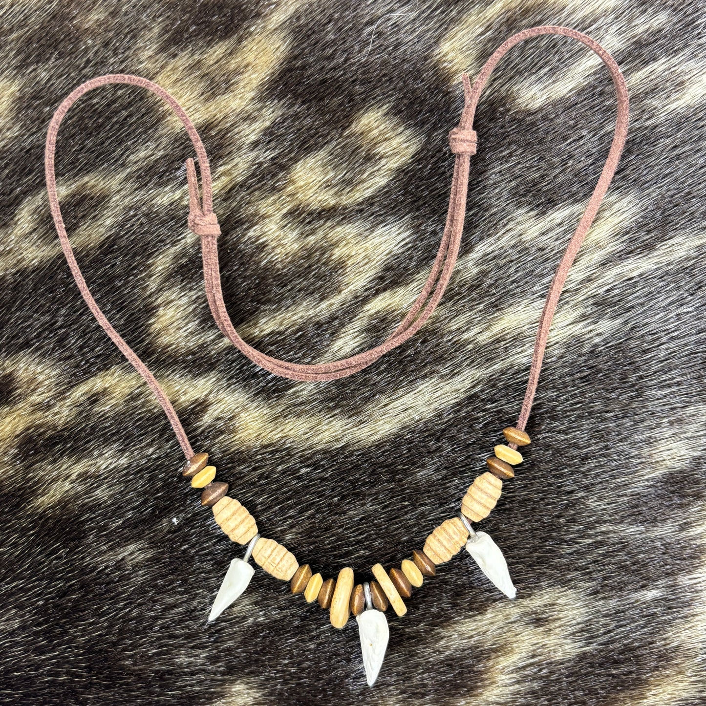 Deer coffin bone necklaces