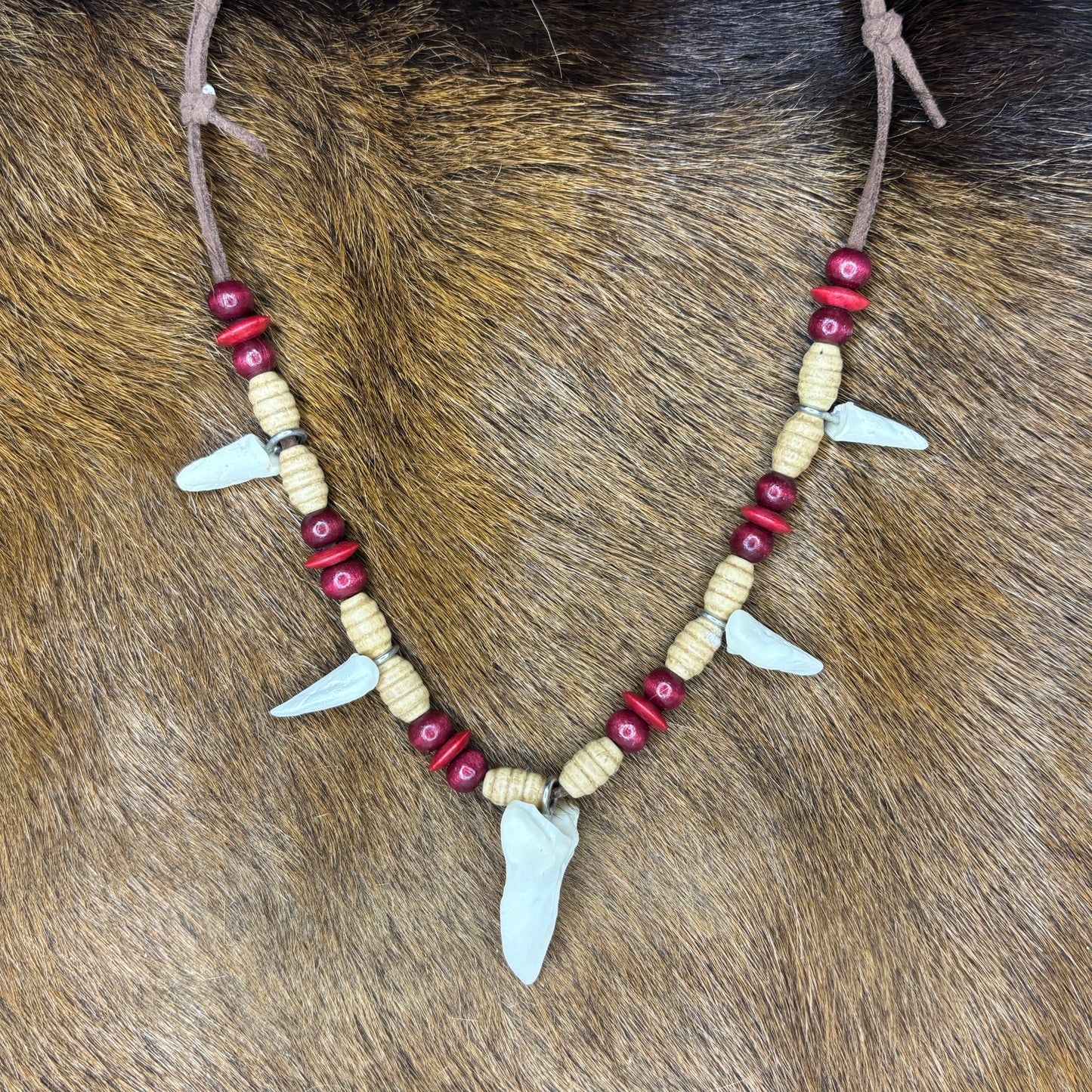 Deer coffin bone necklaces