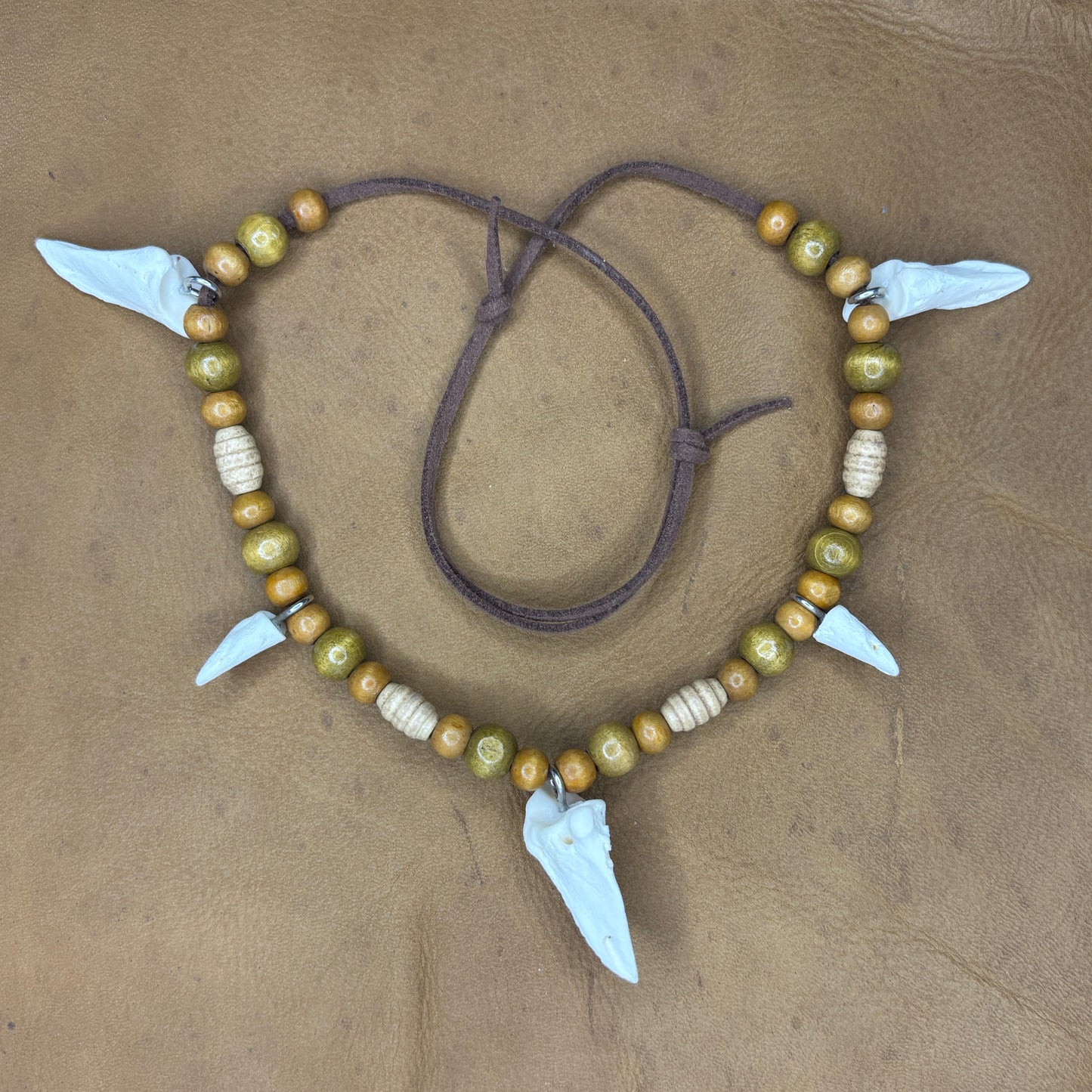 Deer coffin bone necklaces