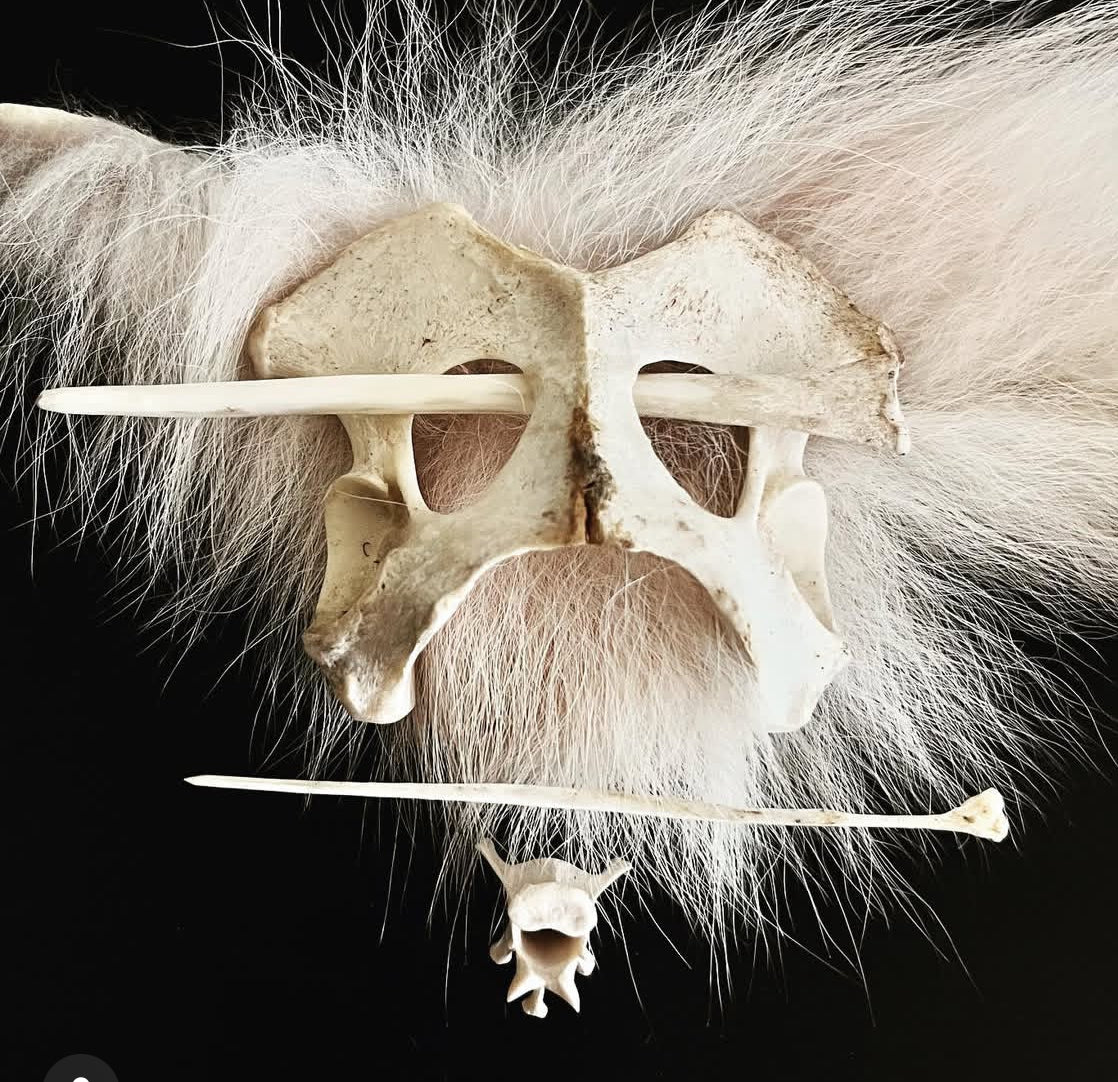 Bone Hair Pin Brooch, Kit