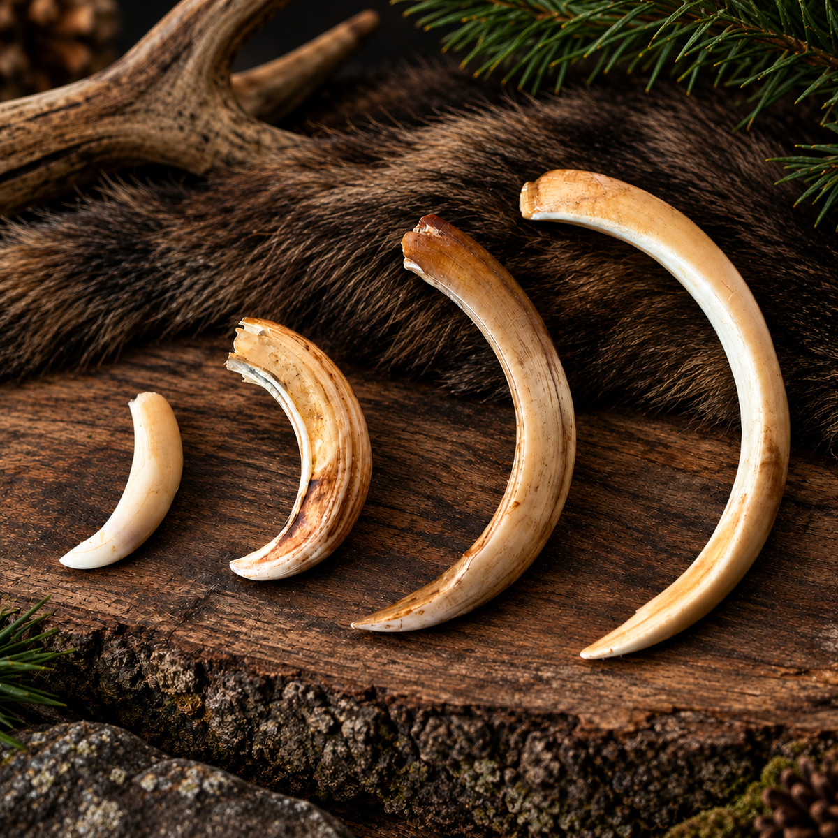 Wild Boar Tusks
