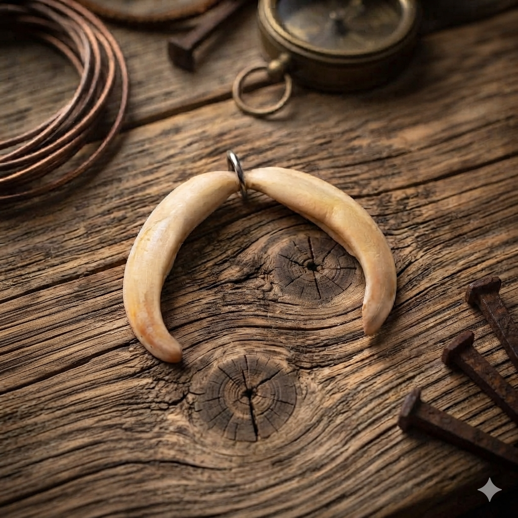 Small Wild Boar Tusks Pendants