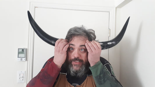 Viking Drinking Horn, Black - 500ml